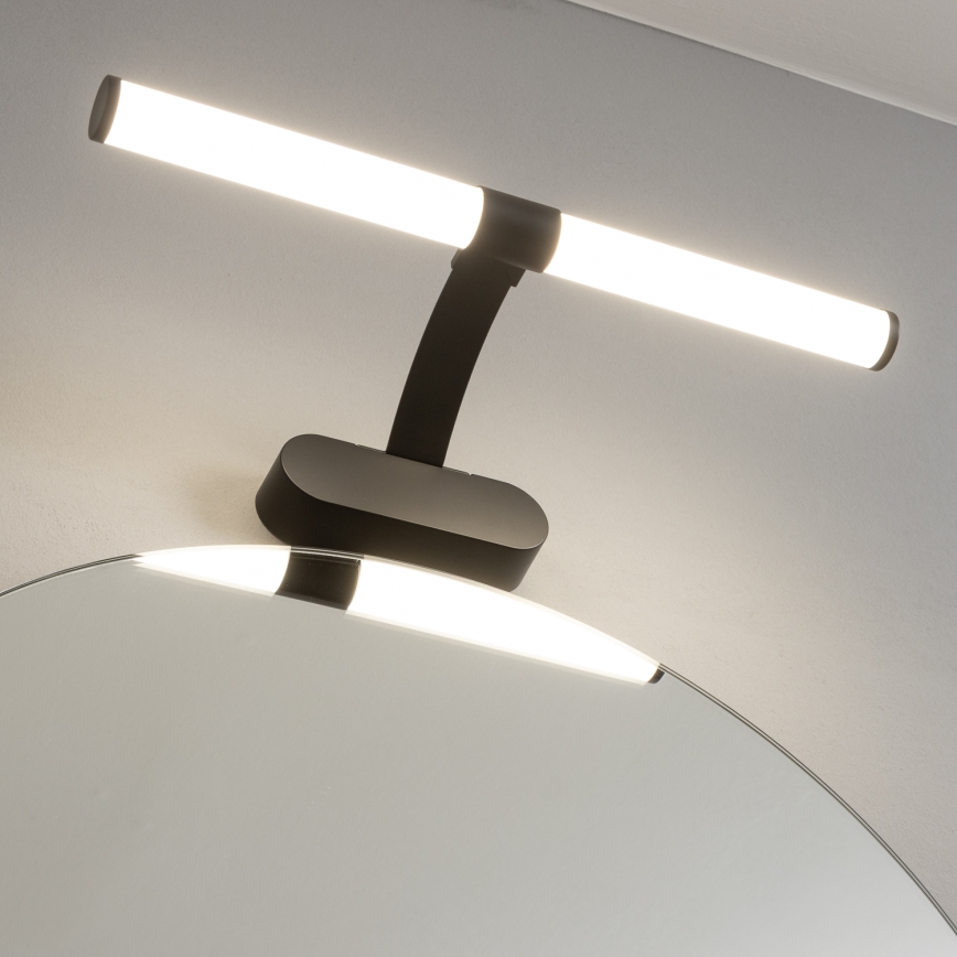 Brilagi - LED осветление за огледало в банята 2 в 1 TUBEO LED/6W/230V 40 cm IP44 черен