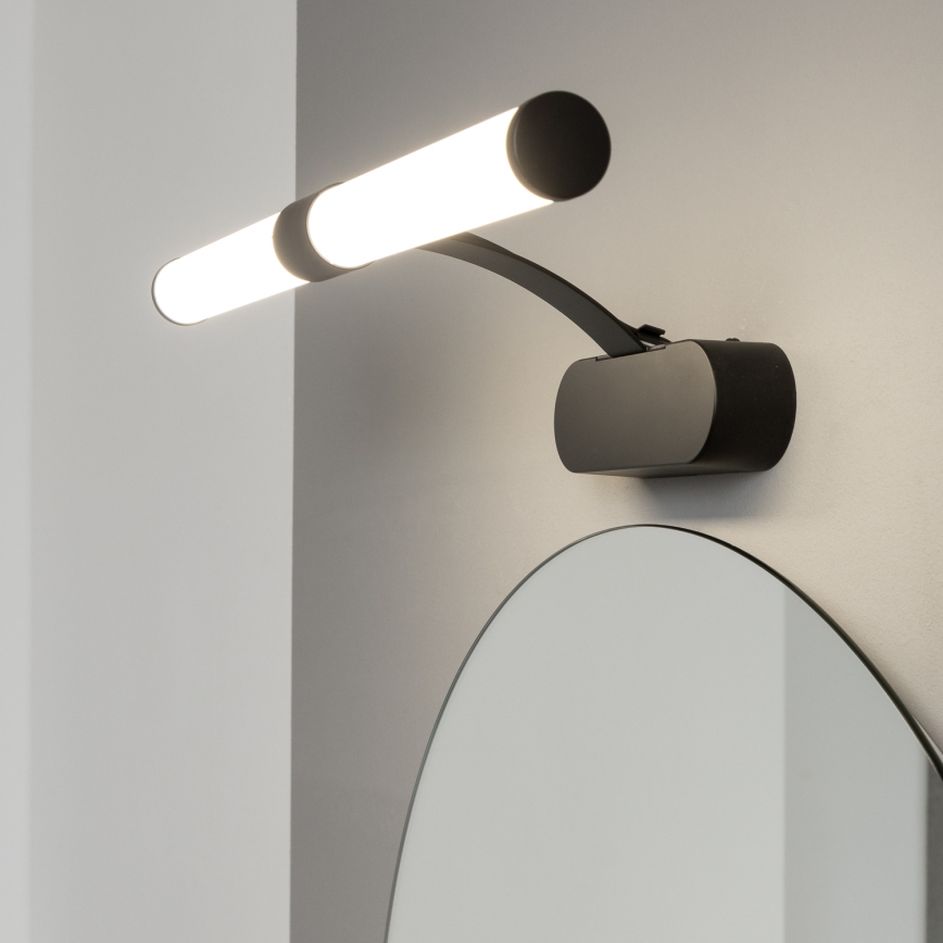 Brilagi - LED осветление за огледало в банята 2 в 1 TUBEO LED/6W/230V 40 cm IP44 черен