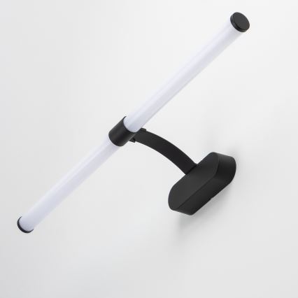 Brilagi - LED осветление за огледало за баня 2 в 1 TUBEO LED/8W/230V 60 см IP44 черно