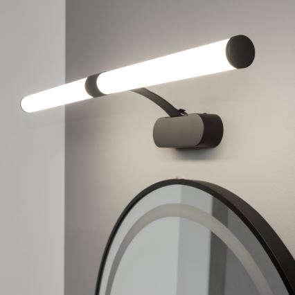 Brilagi - LED осветление за огледало за баня 2 в 1 TUBEO LED/8W/230V 60 см IP44 черно