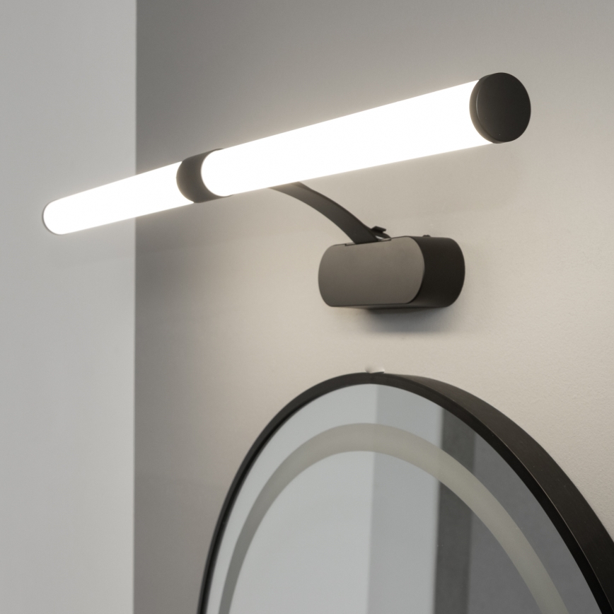 Brilagi - LED осветление за огледало за баня 2 в 1 TUBEO LED/8W/230V 60 см IP44 черно