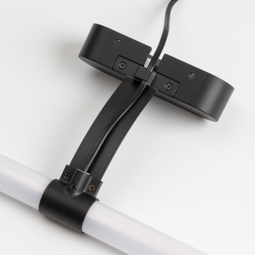 Brilagi - LED осветление за огледало за баня 2 в 1 TUBEO LED/8W/230V 60 см IP44 черно