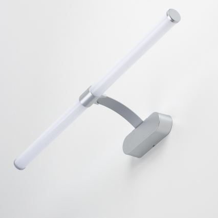 Brilagi - LED осветление за огледало за баня 2 в 1 TUBEO LED/8W/230V 60 cm IP44 сребристо