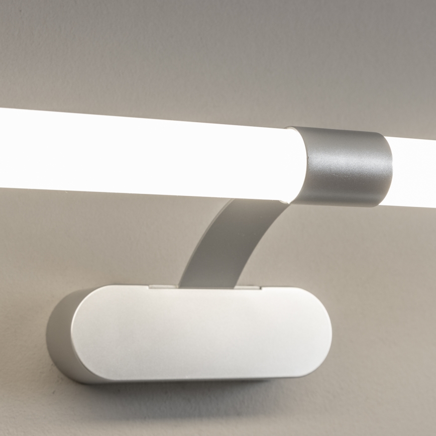 Brilagi - LED осветление за огледало за баня 2 в 1 TUBEO LED/8W/230V 60 cm IP44 сребристо
