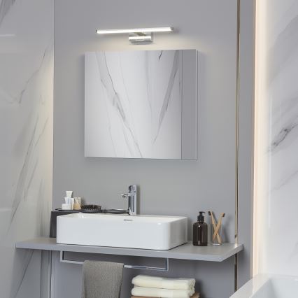 Brilagi - LED осветление 3 в 1 за огледало VESTRA LED/8W/230V 40 cm IP44 лъскав хром