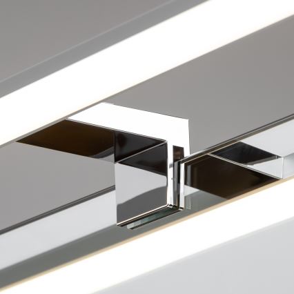 Brilagi - LED осветление 3 в 1 за огледало VESTRA LED/8W/230V 40 cm IP44 лъскав хром
