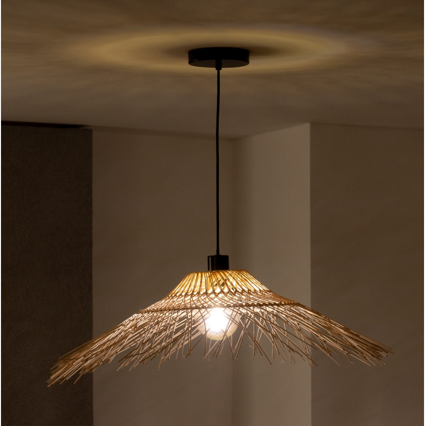 Brilagi - LED пендант CERIA BOHO 1xE27/40W/230V Ø 70 cm бамбук
