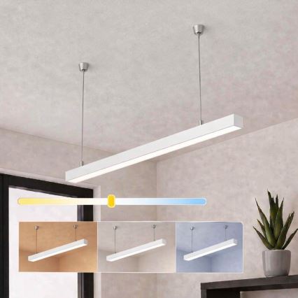 Brilagi - LED Висящо осветително тяло FULLDAY LED/30/40/50W/230V 2700/4000/6000K 150 см бяло