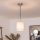 Brilagi - LED пендант на кабел NUBILA 1xE27/60W/230V Ø 14 cm черен/кремав
