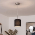 Brilagi - LED пендант на кабел NUBILA 1xE27/60W/230V Ø 14 см черен