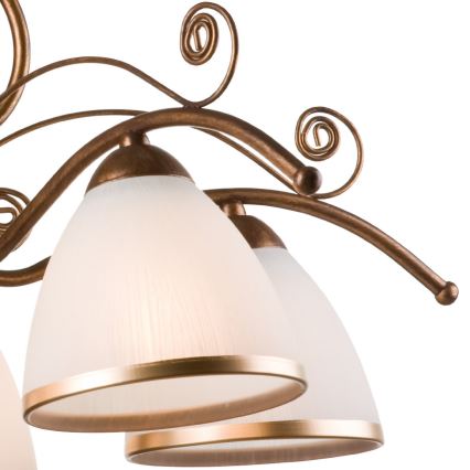 Brilagi - LED Пендел ANTICO 5xE27/60W/230V бронзова патина