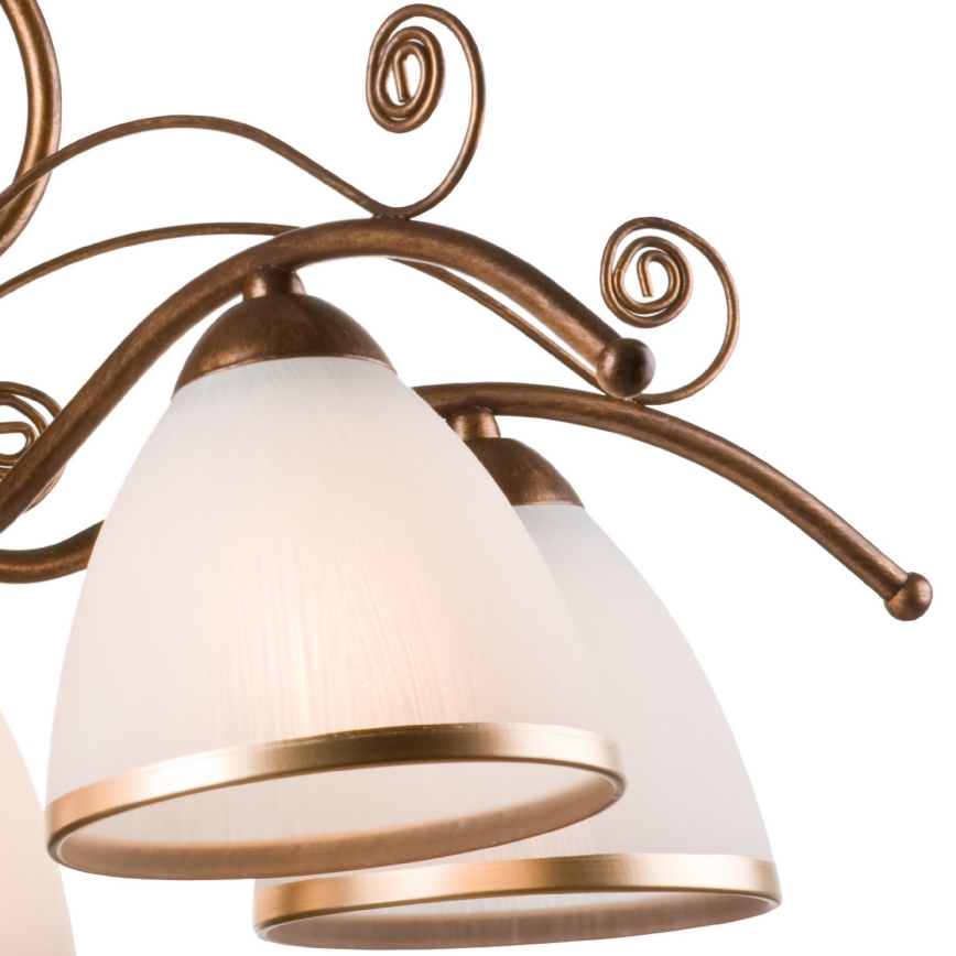 Brilagi - LED Пендел ANTICO 5xE27/60W/230V бронзова патина