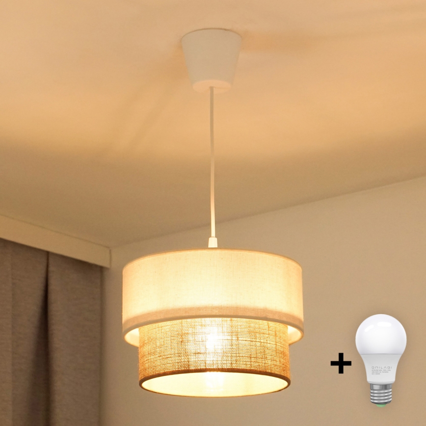 Brilagi - LED Пендел BOHO STYLE 1xE27/15W/230V Ø 25 см