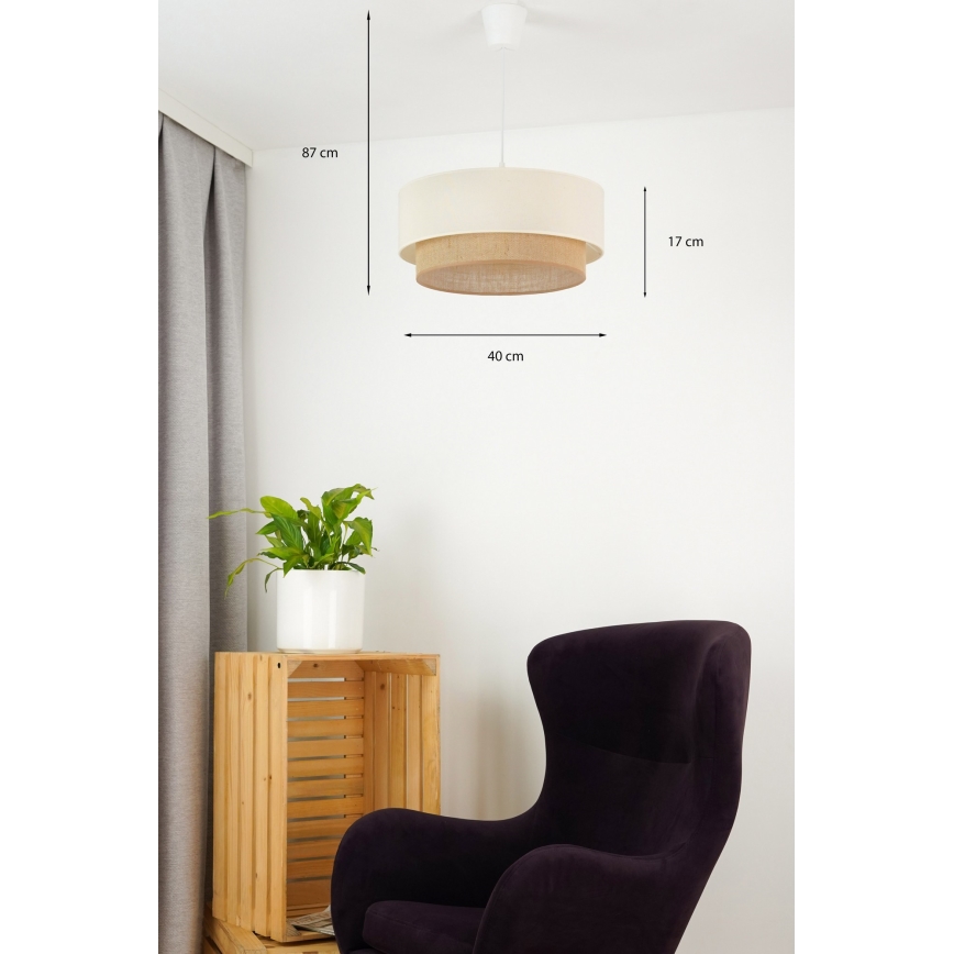Brilagi - LED Пендел BOHO STYLE 1xE27/15W/230V Ø 40 см