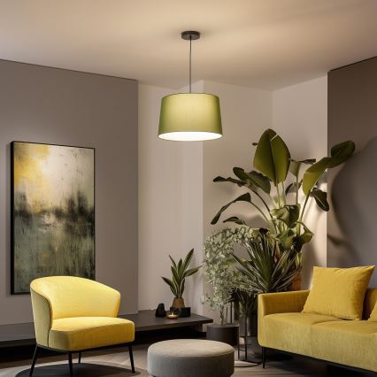 Brilagi - LED пендел CERIA 1xE27/40W/230V Ø 45 см зелен