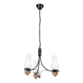 Brilagi - LED Пендел COTTAGE 3xE14/40W/230V бук/бял