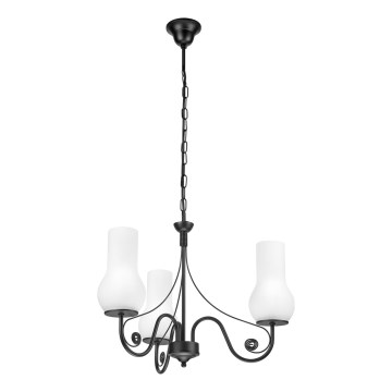 Brilagi - LED Пендел COTTAGE 3xE14/40W/230V черен/бял