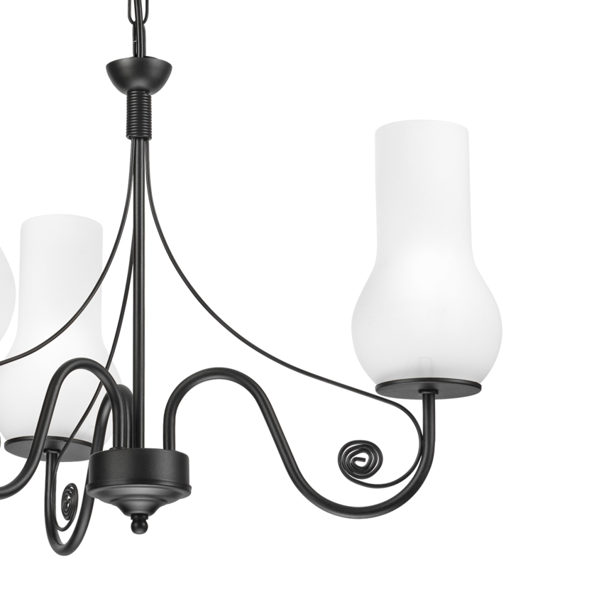 Brilagi - LED Пендел COTTAGE 3xE14/40W/230V черен/бял