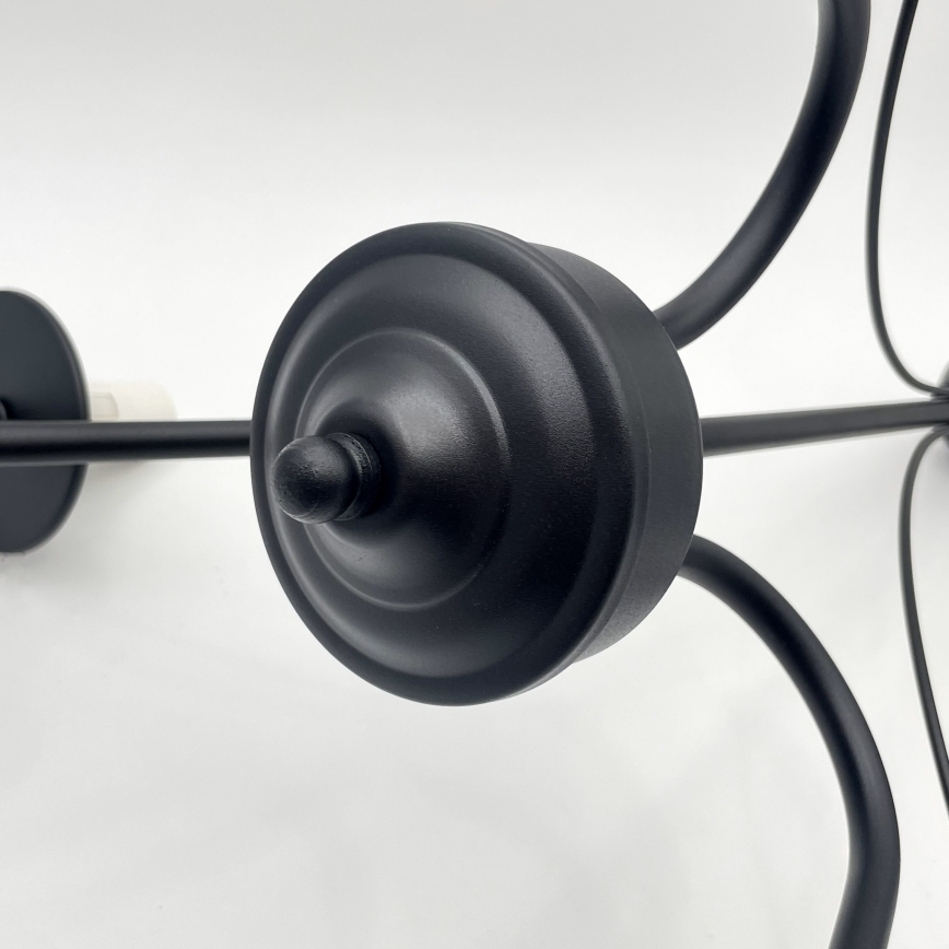 Brilagi - LED Пендел COTTAGE 3xE14/40W/230V черен/кафяв