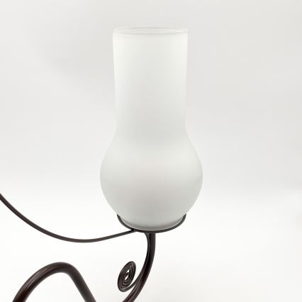 Brilagi - LED Пендел COTTAGE 3xE14/40W/230V кафяв/бял