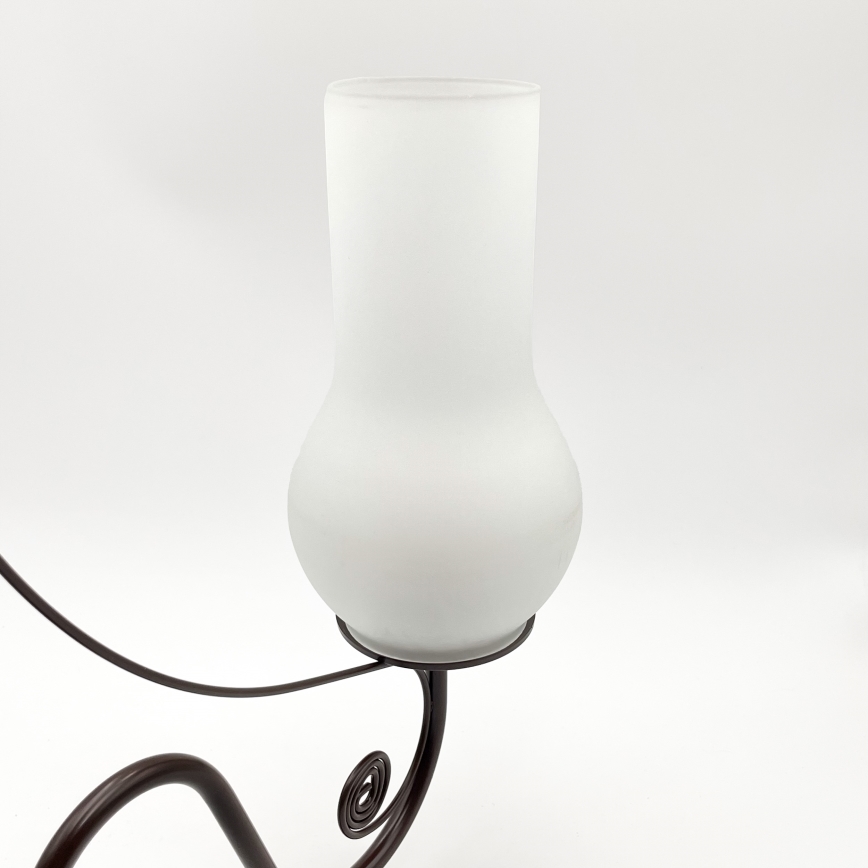 Brilagi - LED Пендел COTTAGE 3xE14/40W/230V кафяв/бял