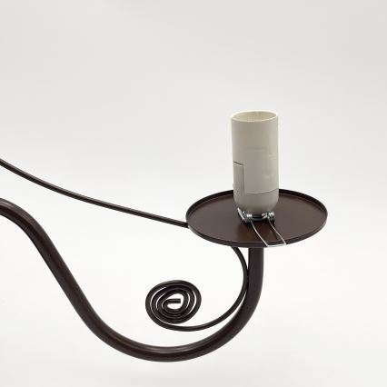 Brilagi - LED Пендел COTTAGE 3xE14/40W/230V кафяв/бял