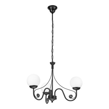 Brilagi - LED Пендел COTTAGE 3xG9/40W/230V черен/бял