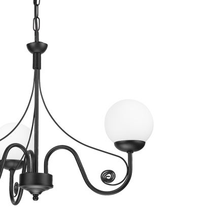 Brilagi - LED Пендел COTTAGE 3xG9/40W/230V черен/бял