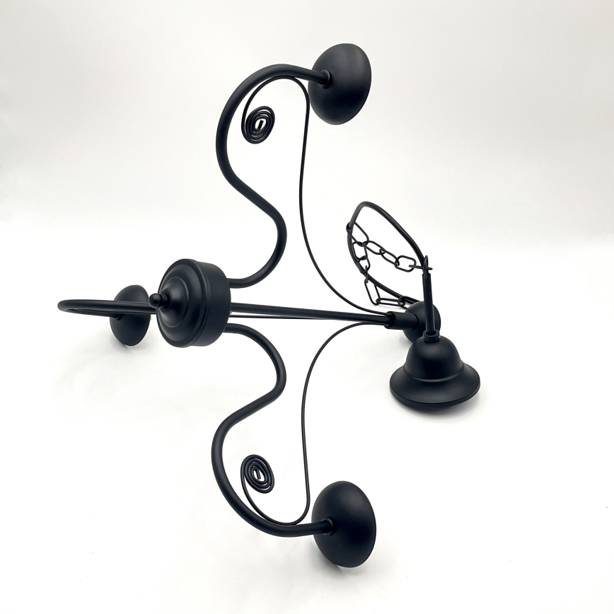 Brilagi - LED Пендел COTTAGE 3xG9/40W/230V черен/бял