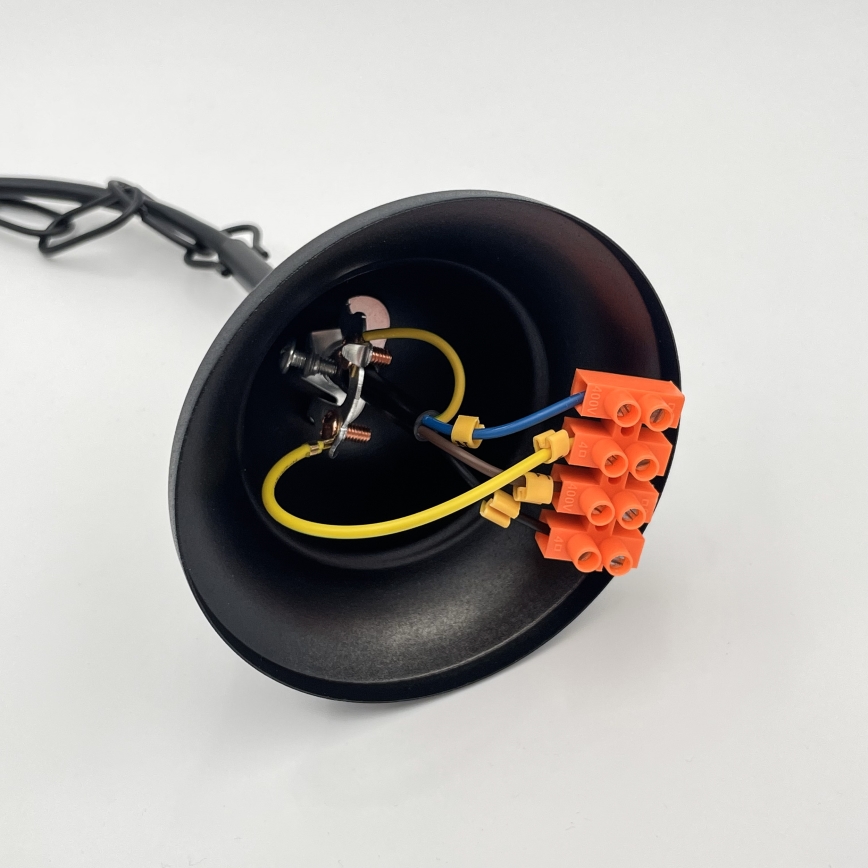 Brilagi - LED Пендел COTTAGE 3xG9/40W/230V черен/бял