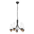 Brilagi - LED Пендел COTTAGE 5xE14/40W/230V бук/бял