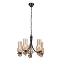 Brilagi - LED Пендел COTTAGE 5xE14/40W/230V бук/кафяв