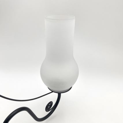 Brilagi - LED Пендел COTTAGE 5xE14/40W/230V черен/бял