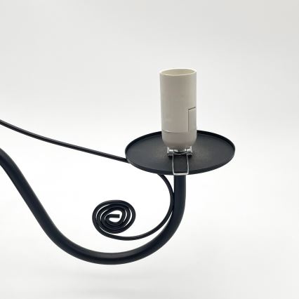 Brilagi - LED Пендел COTTAGE 5xE14/40W/230V черен/бял