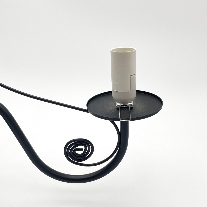 Brilagi - LED Пендел COTTAGE 5xE14/40W/230V черен/кафяв