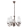 Brilagi - LED Пендел COTTAGE 5xE14/40W/230V кафяв/бял
