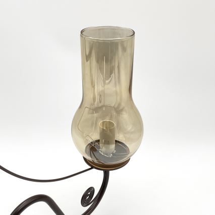 Brilagi - LED Пендел COTTAGE 5xE14/40W/230V кафяв