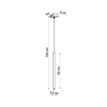 Brilagi -  LED Пендел DRIFA 1xG9/4W/230V бял