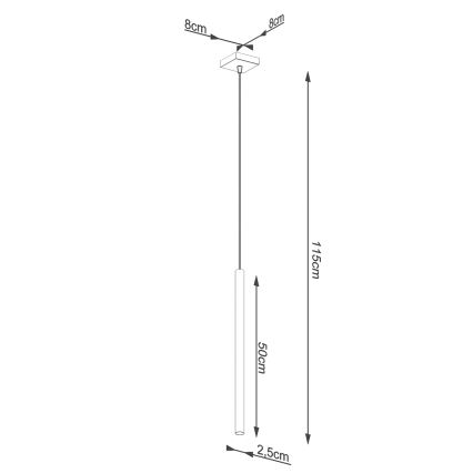 Brilagi - LED Пендел DRIFA 1xG9/4W/230V златист