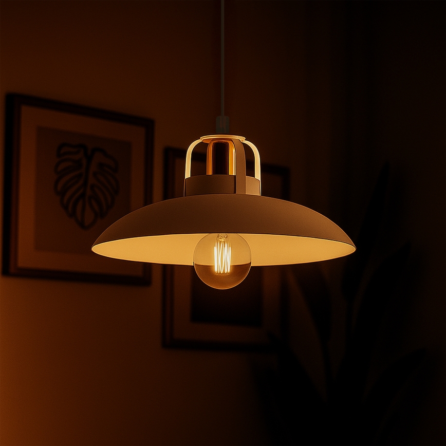 Brilagi - LED Пендел FLAMENGO 1xE27/60W/230V бял