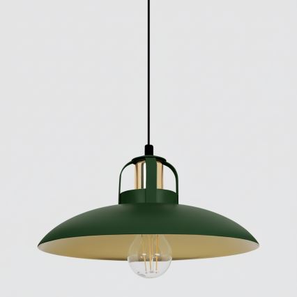 Brilagi - LED Пендел FLAMENGO 1xE27/60W/230V зелен