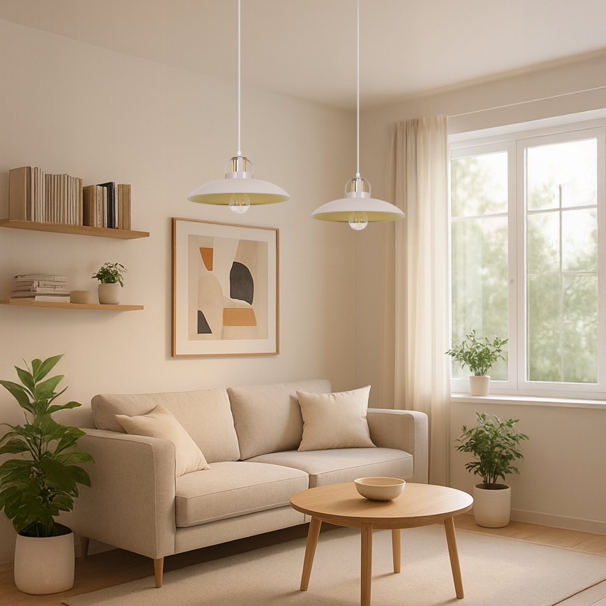 Brilagi - LED Пендел FLAMENGO 2xE27/60W/230V бежов