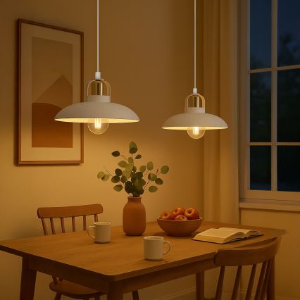 Brilagi - LED Пендел FLAMENGO 2xE27/60W/230V бял