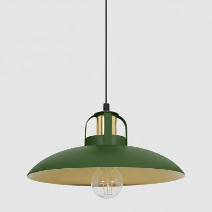 Brilagi - LED Пендел FLAMENGO 2xE27/60W/230V зелен