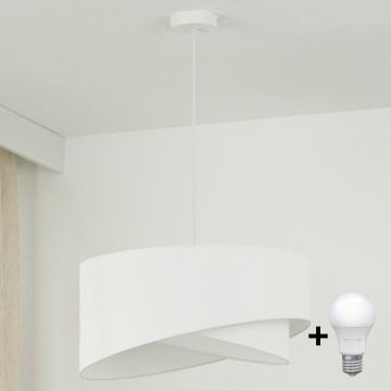 Brilagi - LED Пендел LYRA 1xE27/15W/230V бял