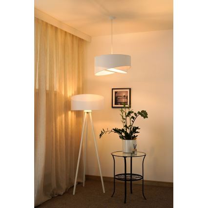 Brilagi - LED Пендел LYRA 1xE27/15W/230V бял