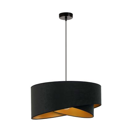Brilagi - LED Пендел LYRA 1xE27/15W/230V черен/златист