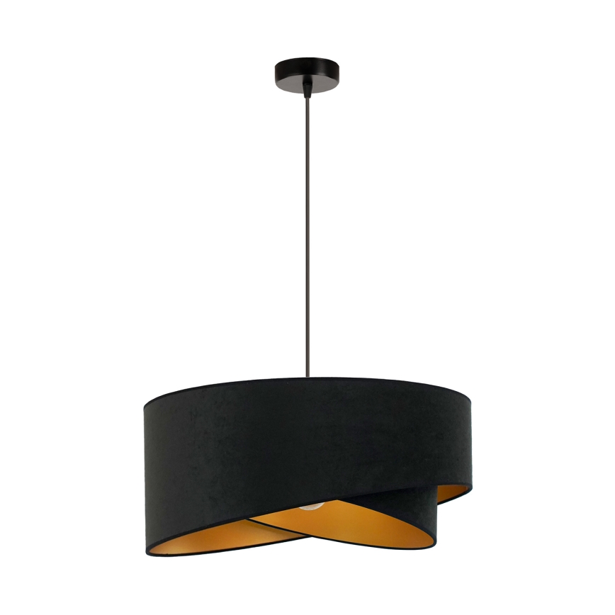 Brilagi - LED Пендел LYRA 1xE27/15W/230V черен/златист