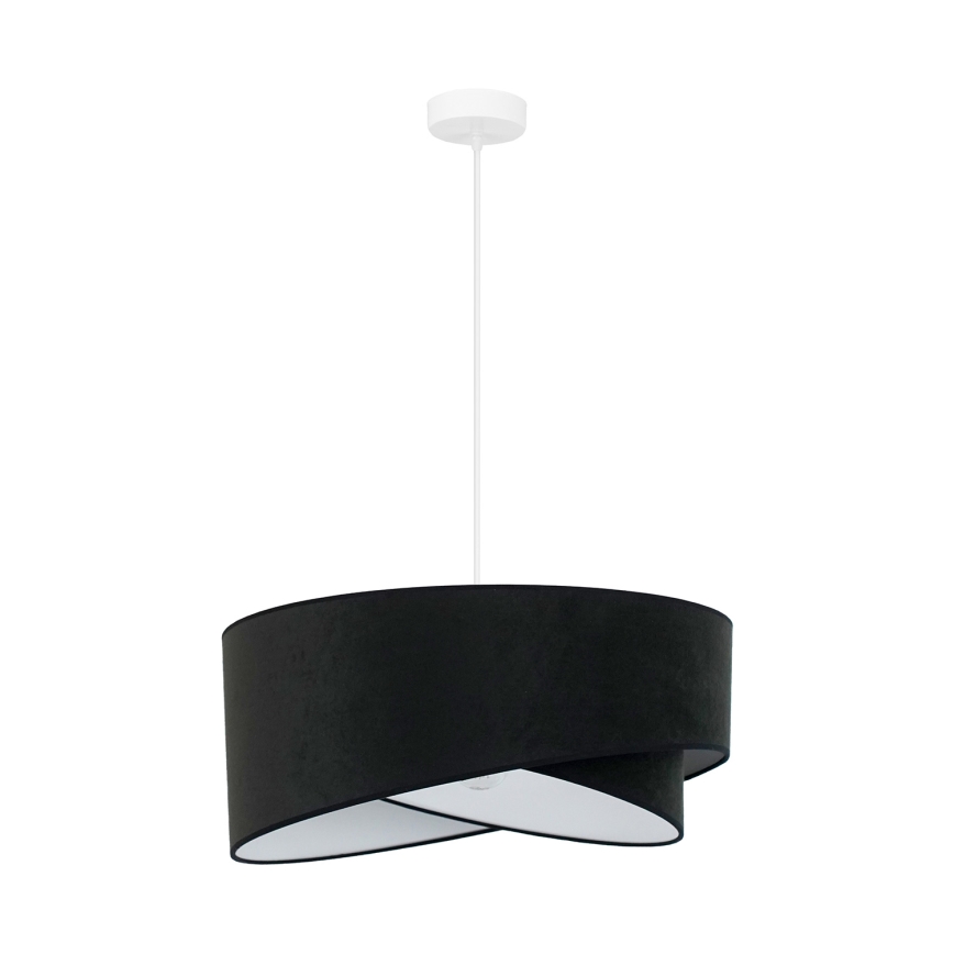 Brilagi - LED Пендел LYRA 1xE27/15W/230V черен/бял