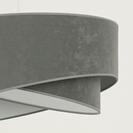 Brilagi - LED Пендел LYRA 1xE27/15W/230V сив/бял